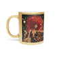 That Vibe Afrocentric Black Woman Art Gold Metallic Coffee Mug