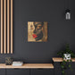 Enswirled Afrocentric Black Woman Abstract Art Canvas Wall Print