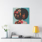 Duality Afrocentric Black Woman Art Canvas Wall Print