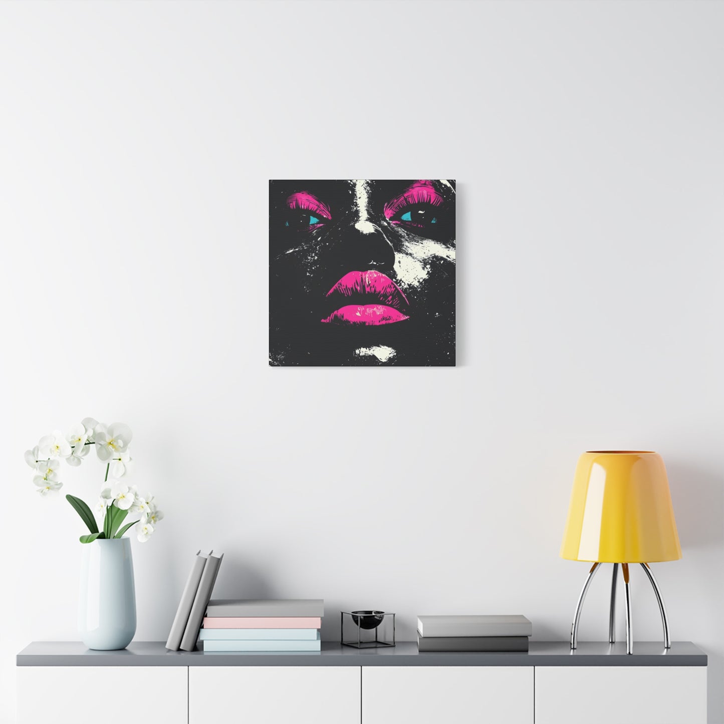Anticipation Black Woman Art Canvas Wall Print