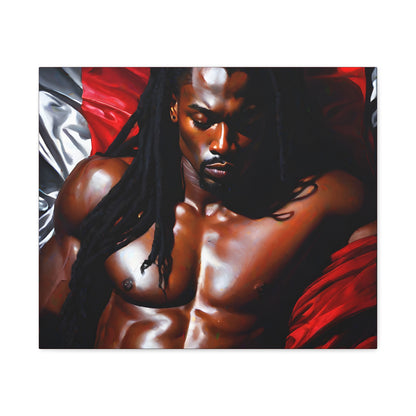 Him Afrocentric Black Artwork Canvas Wall Print