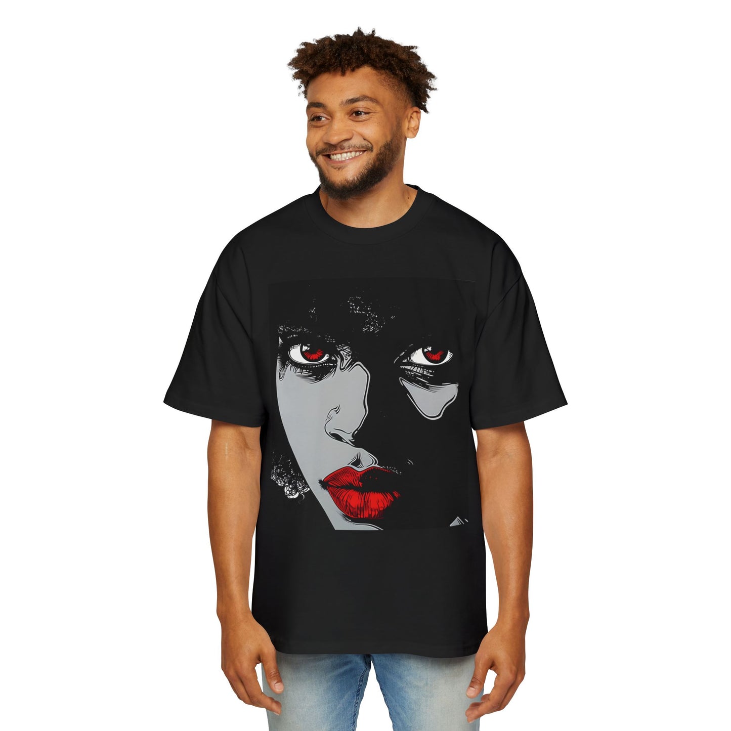 I Am The Revolution Streetwear Afrocentric Unisex Heavyweight Cotton Oversized T-Shirt