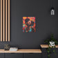 I Am The Embodiment Of Black Joy Afrocentric Black Woman Abstract Art Canvas Wall Print