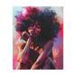Lord Not Today Afrocentric Black Woman Abstract Art Canvas Wall Print