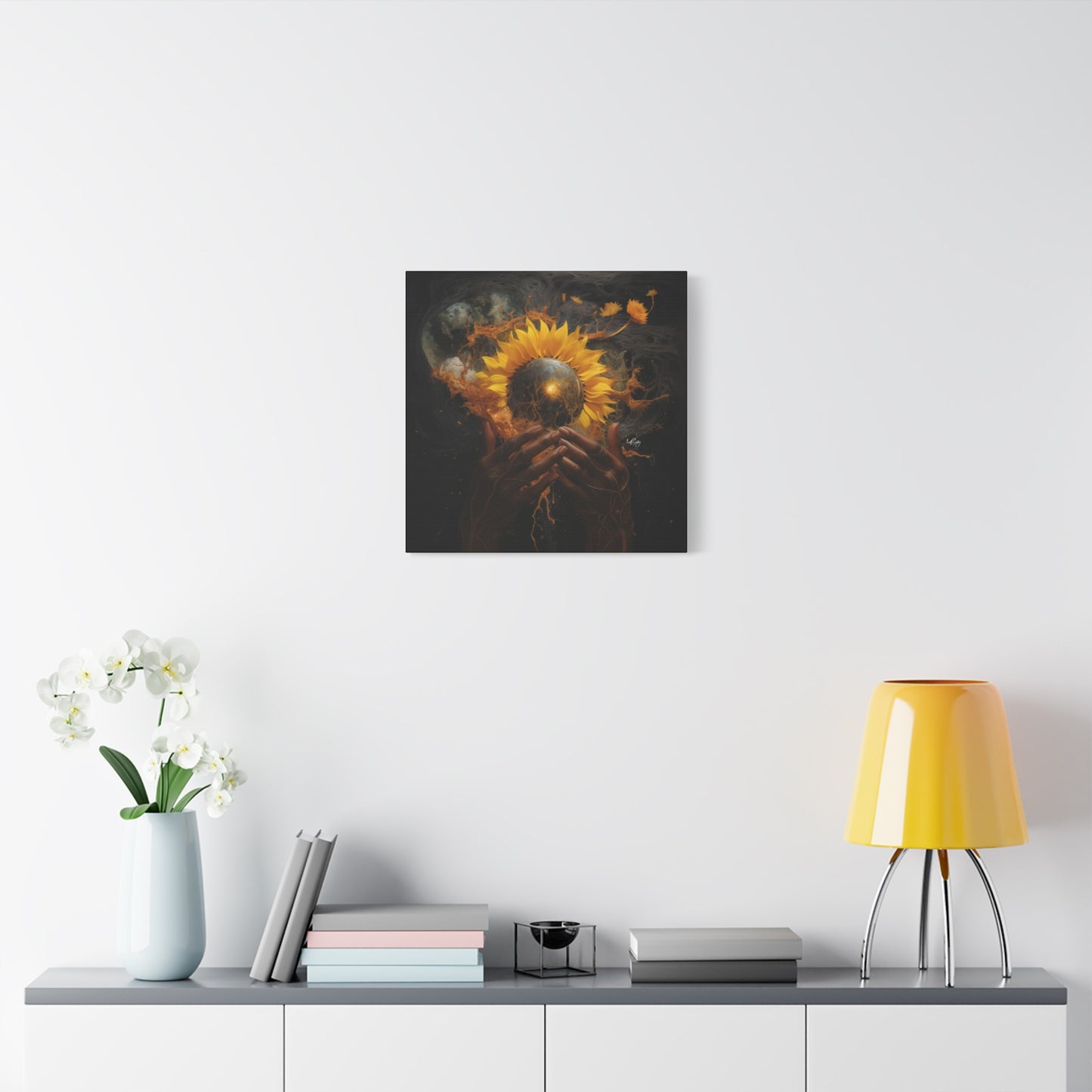 New Beginnings Afrocentric Black Art Canvas Wall Print