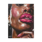 Let Me Tell You A Secret Afrocentric Black Woman Art Canvas Wall Print