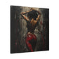 Private Dancer Afrocentric Black Woman Art Canvas Wall Print