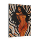 The Rhythm Is In Me Afrocentric Black Woman Art Canvas Wall Print - Xtreme Shopper