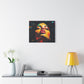 The Rapture Black Woman Abstract Artwork Canvas Wall Print
