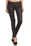Low Rise Metallic Print Skinny jeans Pants - Xtreme Shopper