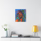 I'm Feeling It Afrocentric Black Woman Abstract Art Canvas Wall Print