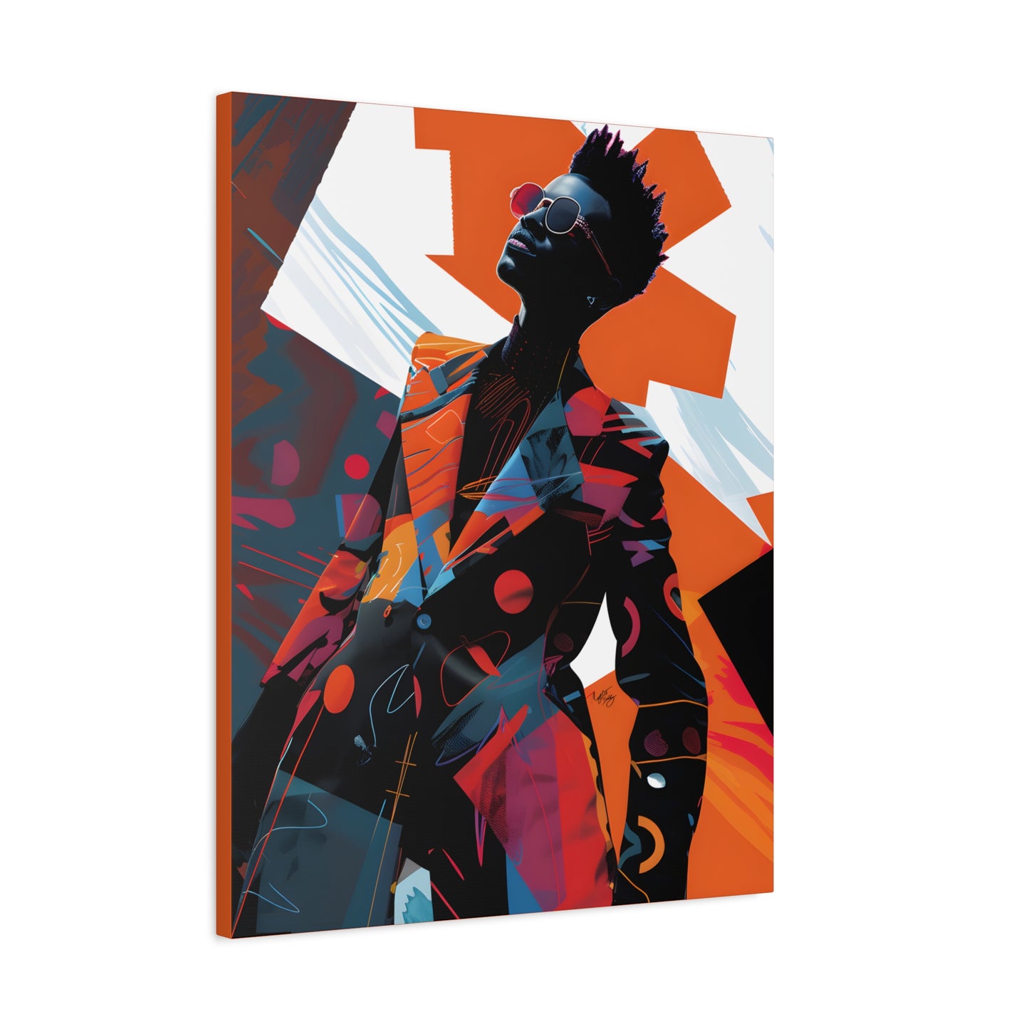 Fashion Is King Afrocentric Black Art Canvas Wall Print