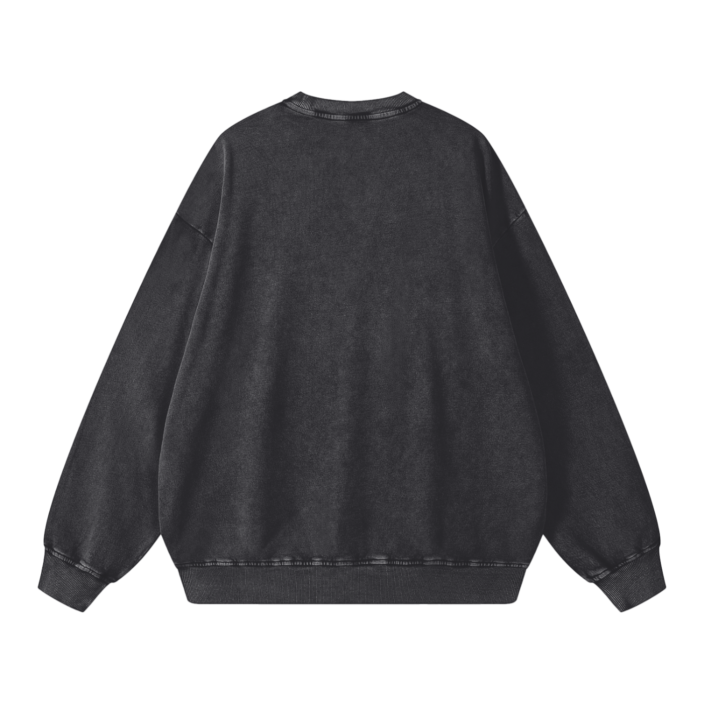 FAFO Graphic Art Snow Washed Oversized Unisex Streetwear Sweatshirt