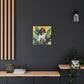 It's A Beautiful Day Afrocentric Black Woman Abstract Art Canvas Wall Print