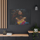 Euphoria Afrocentric Black Woman Abstract Art Canvas Wall Print - Xtreme Shopper