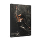 Dance In The Dark Afrocentric Black Woman Art Canvas Wall Print