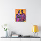 You Know We're Fly Afrocentric Black Abstract Art Canvas Wall Print