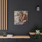 Home Alone Black Woman Art Canvas Wall Print