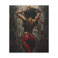 Private Dancer Afrocentric Black Woman Art Canvas Wall Print