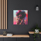 Lord Not Today Afrocentric Black Woman Abstract Art Canvas Wall Print