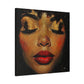 Just Meditate On It Black Woman Art Canvas Wall Print