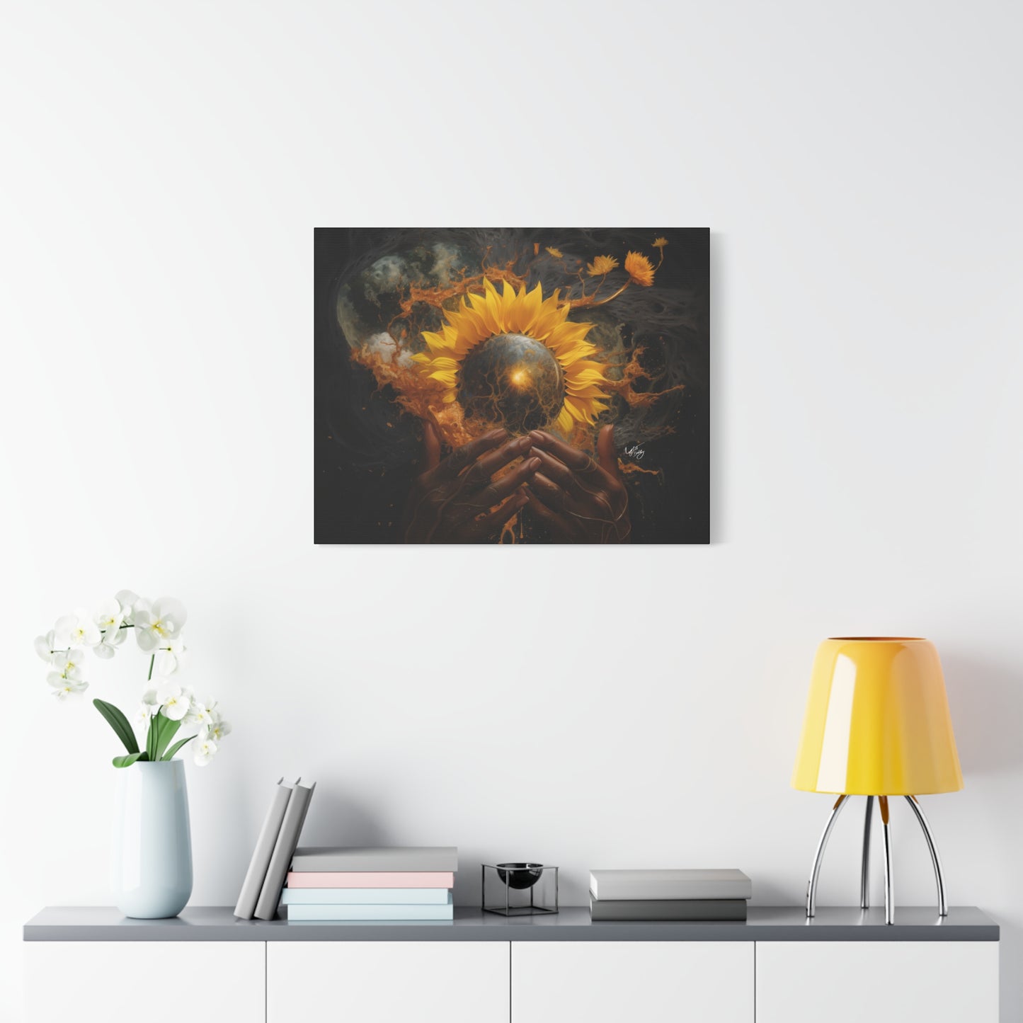 New Beginnings Afrocentric Black Art Canvas Wall Print