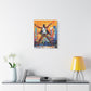 The Jazz Dancer Afrocentric Abstract Black Art Canvas Wall Print - Xtreme Shopper