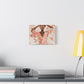 Relax It Will Be Okay Afrocentric Black Woman Abstract Art Canvas Wall Print
