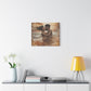 Forever Mine Black Love Art Canvas Wall Print