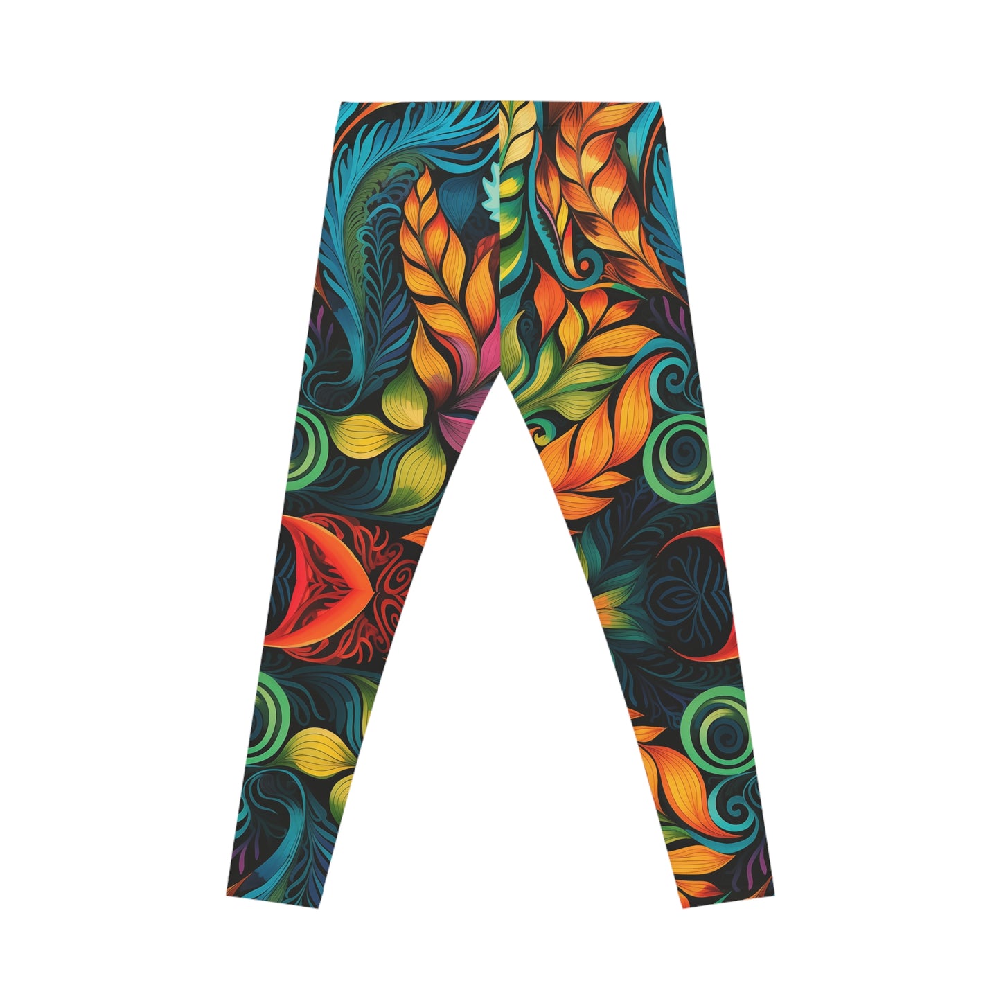 Psychedelic Forest Printed Yoga Pants Leggings
