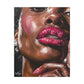 Let Me Tell You A Secret Afrocentric Black Woman Art Canvas Wall Print