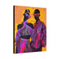 You Know We're Fly Afrocentric Black Abstract Art Canvas Wall Print