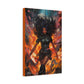 You Gonna Learn Today Gamer Fantasy Abstract Black Woman Artwork Canvas Wall Print - Xtreme Shopper