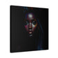 The Look Black Woman Abstract Artwork Canvas Wall Print