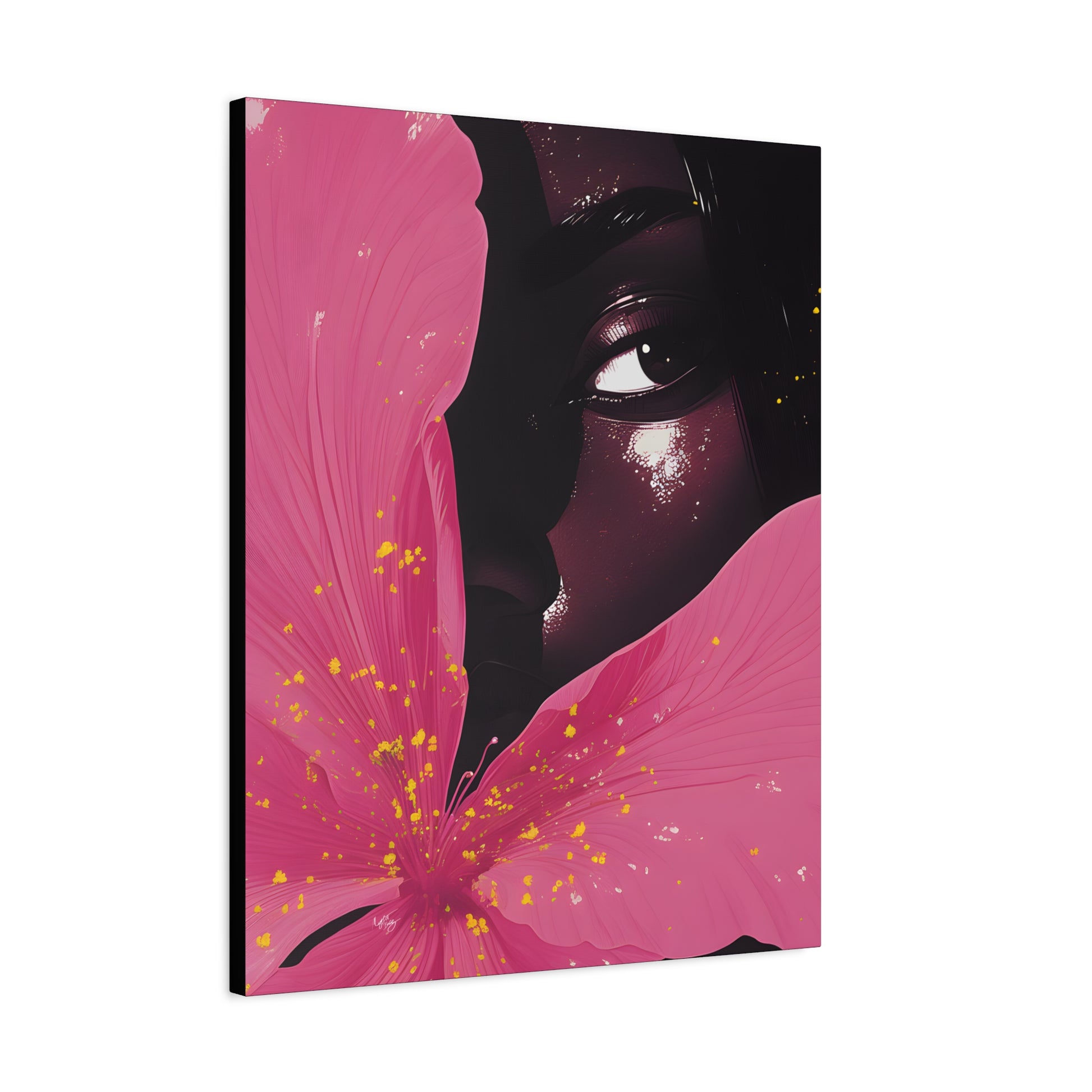 Beautiful Secrets Afrocentric Black Woman Art Canvas Wall Print - Xtreme Shopper