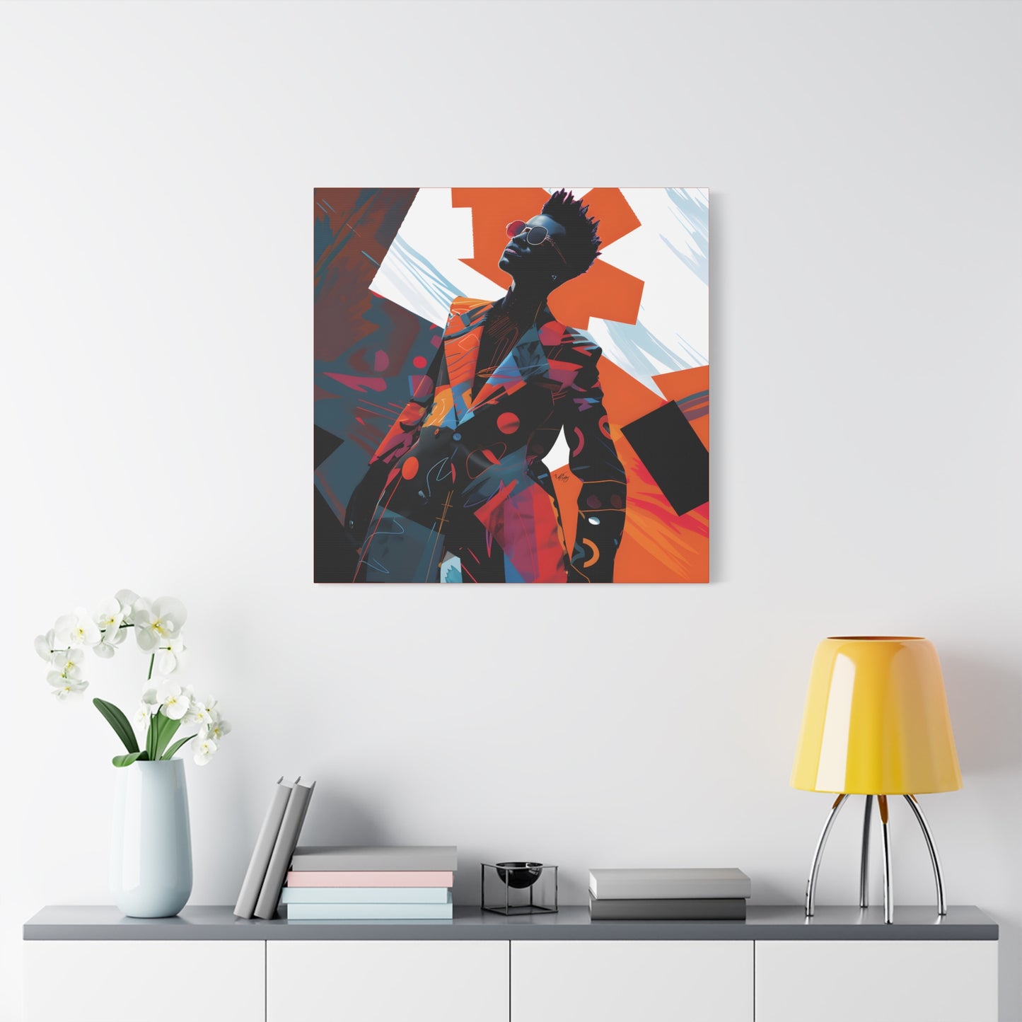Fashion Is King Afrocentric Black Art Canvas Wall Print