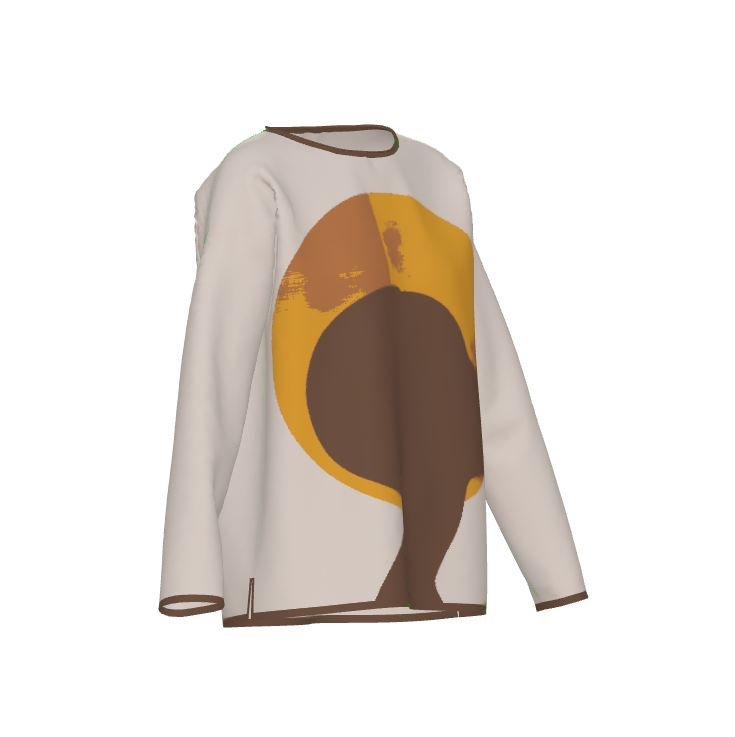 The Balance Afrocentric Black Woman Print Crewneck Women's Sweater