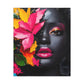 Everything is Beautiful Afrocentric Black Woman Art Canvas Wall Print