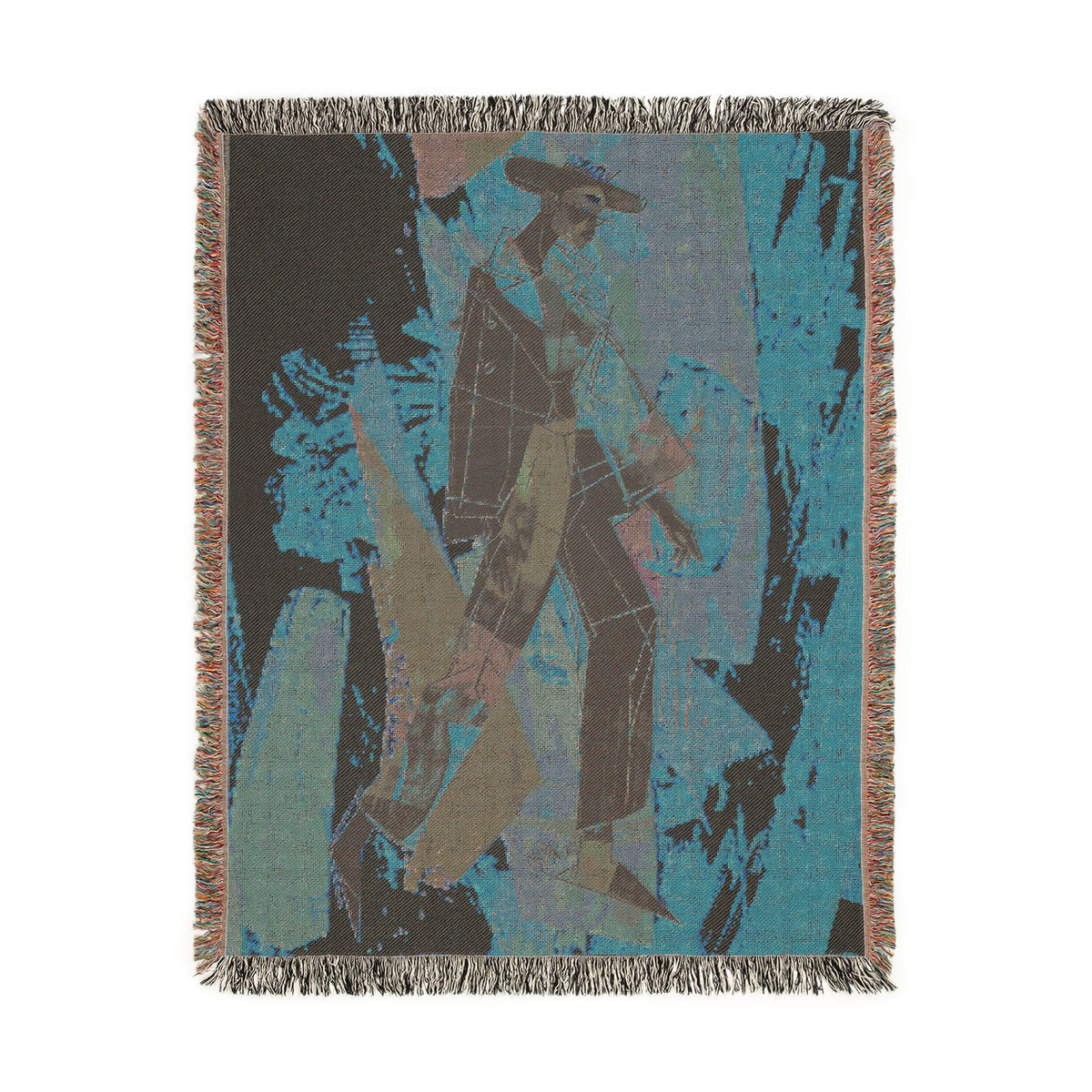 So Cool Black Art Woven Throw Blanket
