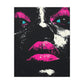 Anticipation Black Woman Art Canvas Wall Print