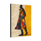 I Am Fashion Forward Afrocentric Black Man Abstract Art Canvas Wall Print