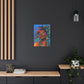 I'm Feeling It Afrocentric Black Woman Abstract Art Canvas Wall Print