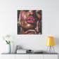 Let Me Tell You A Secret Afrocentric Black Woman Art Canvas Wall Print