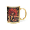 That Vibe Afrocentric Black Woman Art Gold Metallic Coffee Mug