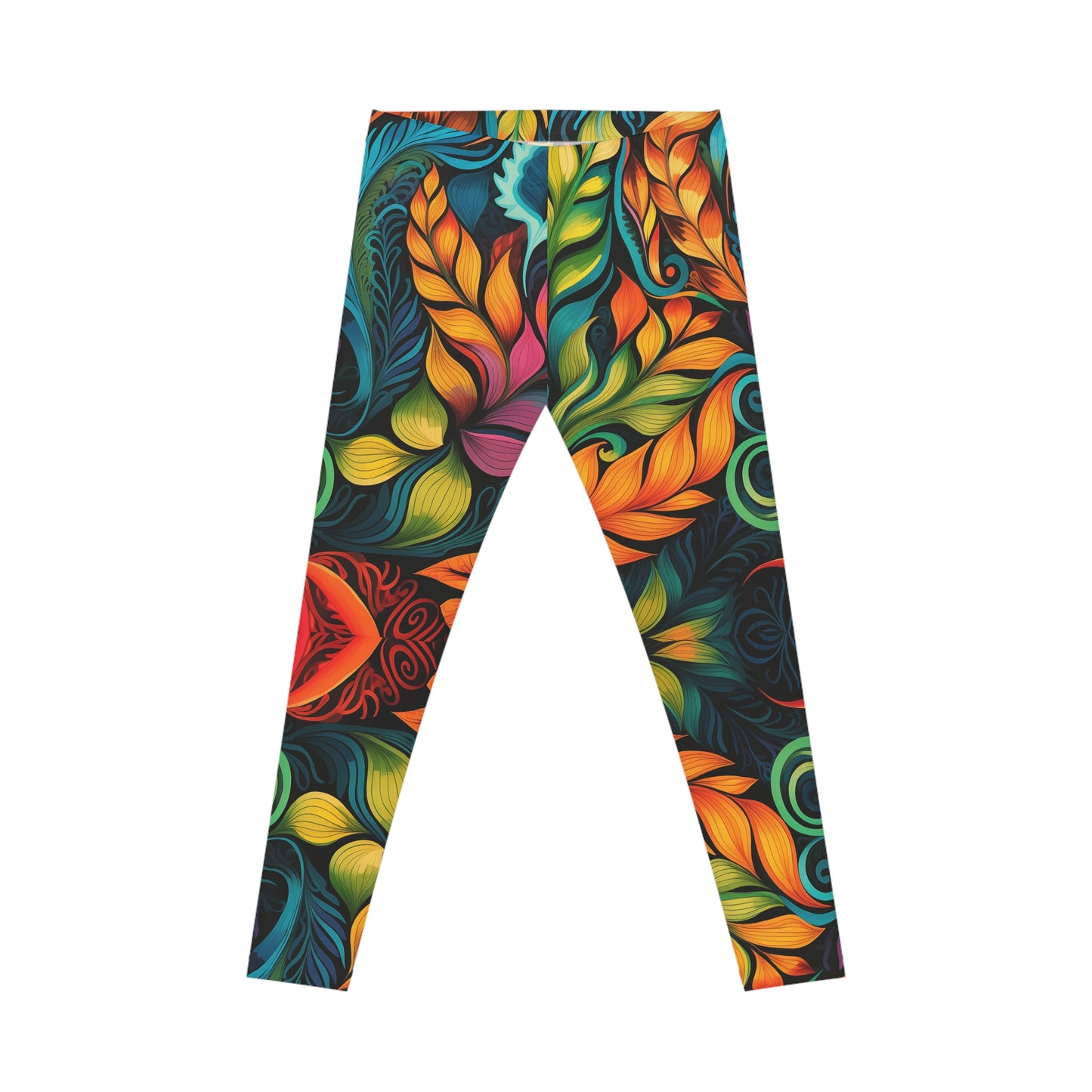 Psychedelic Forest Printed Yoga Pants Leggings