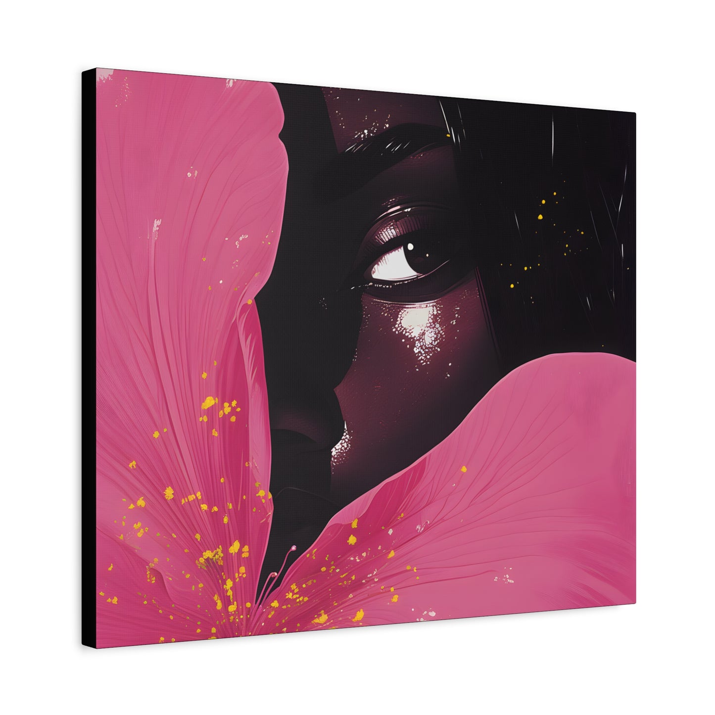 Beautiful Secrets Afrocentric Black Woman Art Canvas Wall Print - Xtreme Shopper