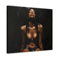 At The End Of The Day Afrocentric Black Woman Art Canvas Wall Print