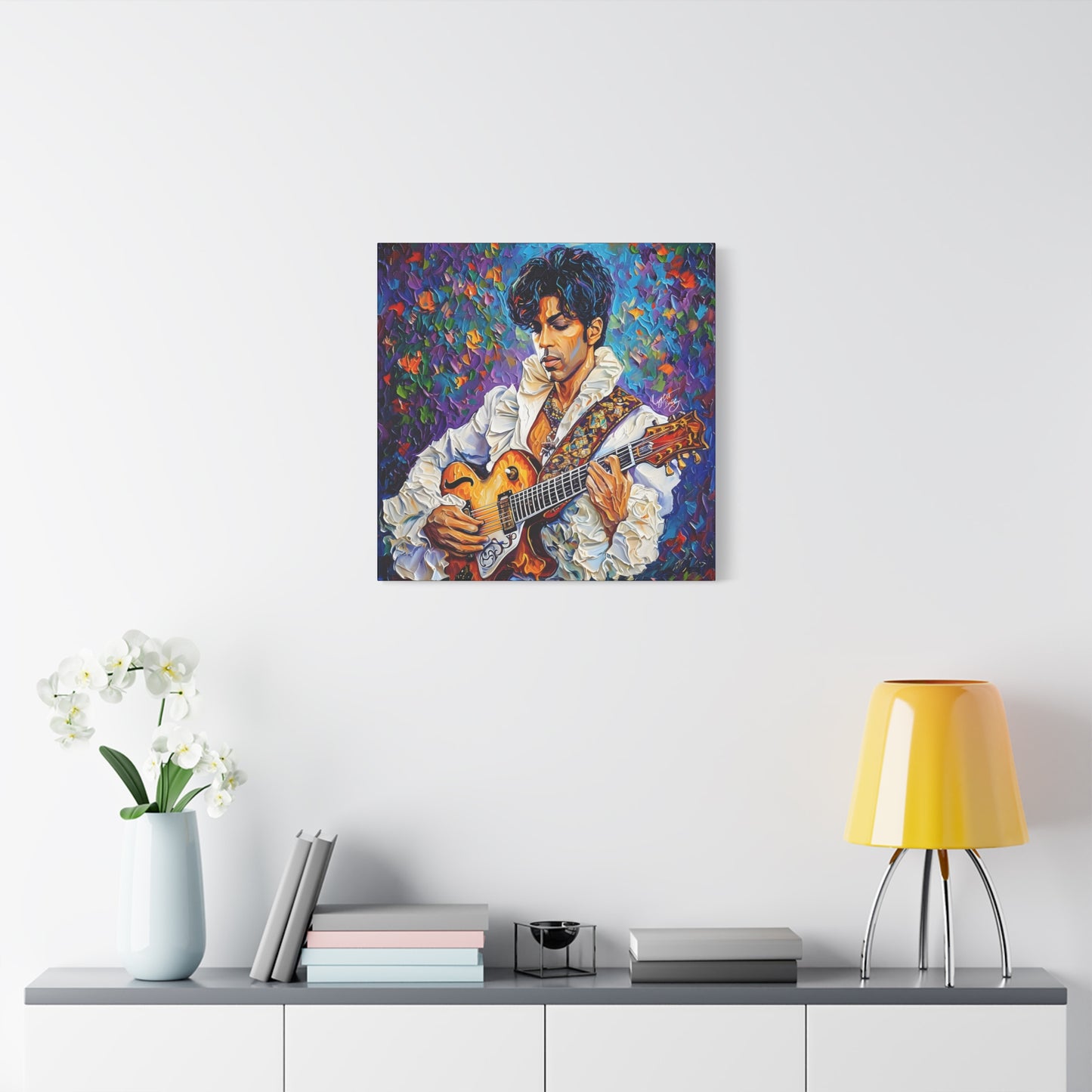 Prince The Artist Afrocentric Black Man Art Canvas Wall Print