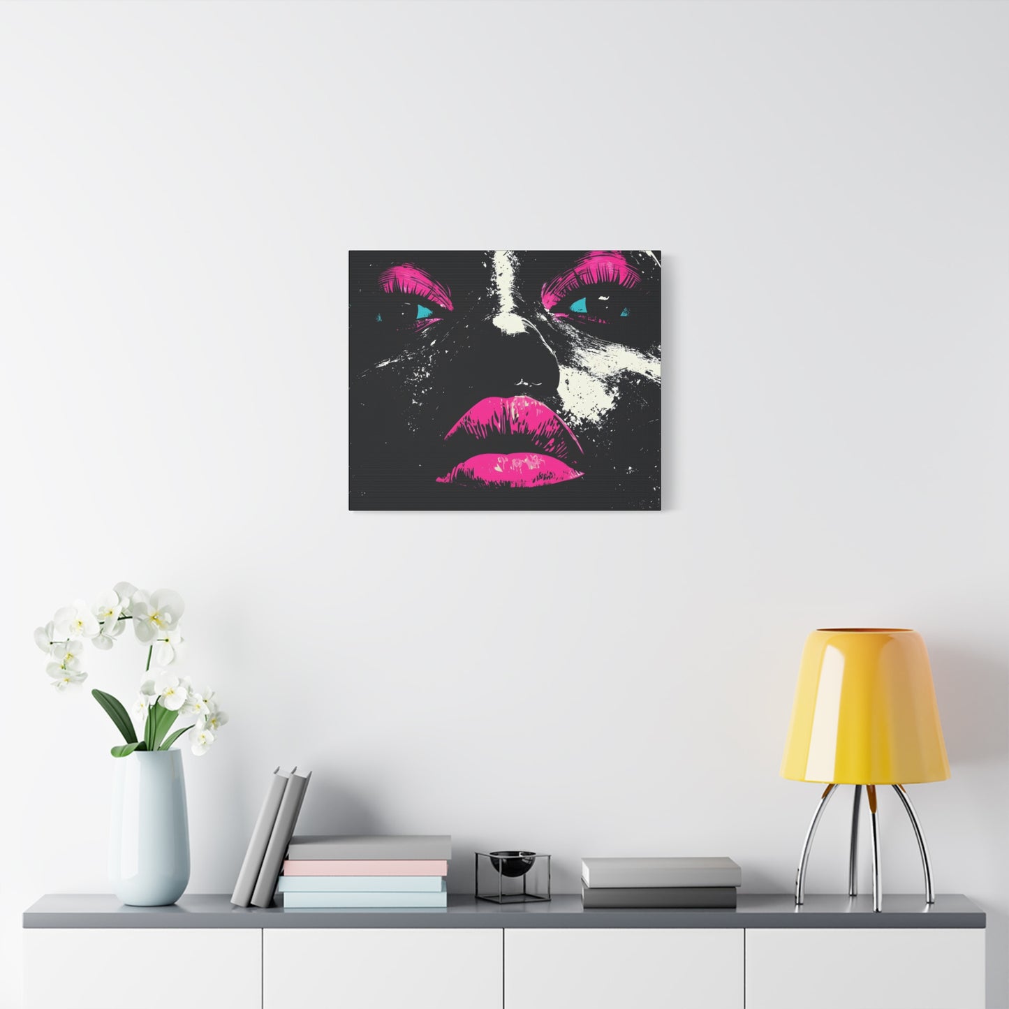 Anticipation Black Woman Art Canvas Wall Print