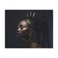 Hair Goals Afrocentric Black Woman Art Canvas Wall Print